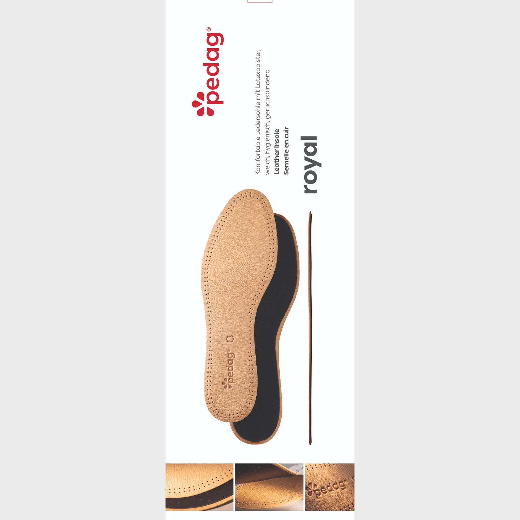 pedag《102》Leather Insole