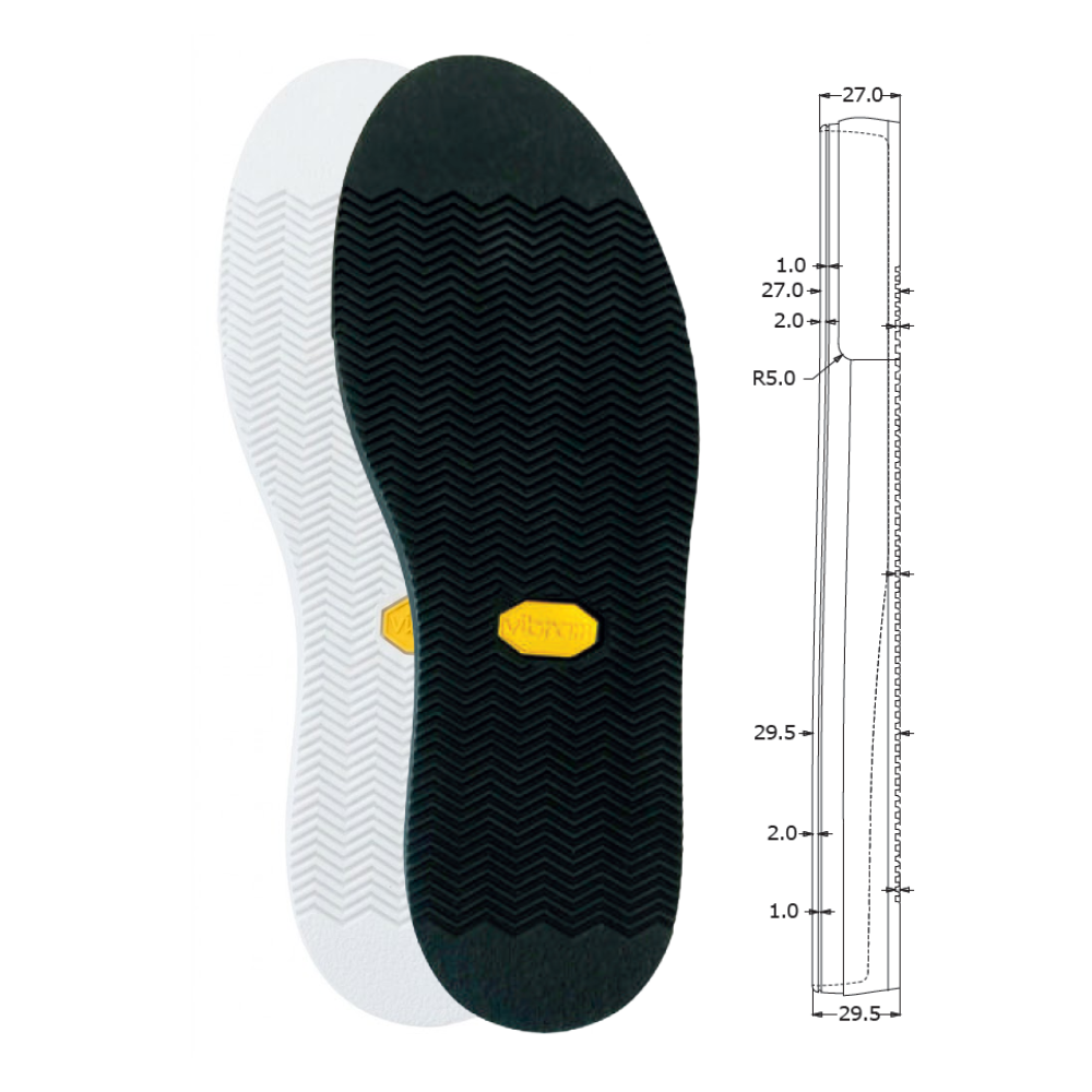 Vibram 2519 MELANY Cupsole【MADE IN ITALY / TOP QUALITY】