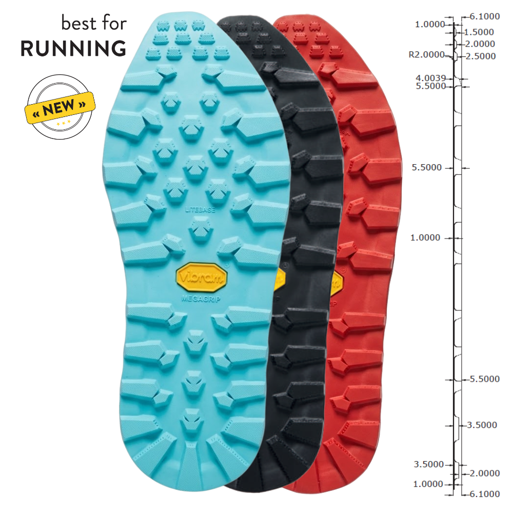 Vibram 1409 ZEGATRACK Outsole【MADE IN ITALY / TOP QUALITY】
